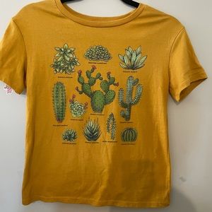 Fifth Sun Cactus Succulents T Shirt XS
